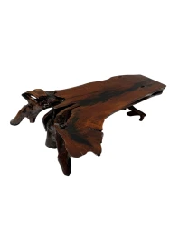 Organic Brutalist Large Tree Root Coffee Table, 1970s